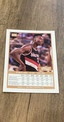 Cliff Robinson 1990 SkyBox 239 trading card image rear
