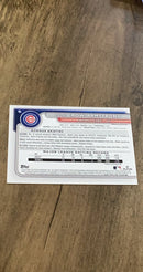 Pete Crow-Armstrong 2024 Bowman 85 trading card image rear