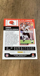 Dorian Thompson-Robinson 2023 Panini Contenders Rookie Ticket Swatches Variations trading card image rear