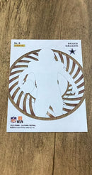 Deuce Vaughn 2023 Panini Illusions Mystique trading card image rear