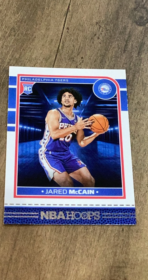 Jared McCain 2024-25 Hoops 246 trading card image front