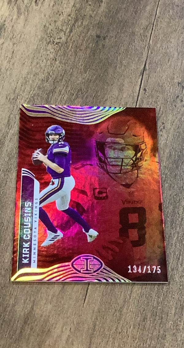 Kirk Cousins 2022 Panini 2022 Panini Illusions - Trophy Collection Red trading card Panini