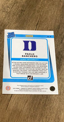 Paolo Banchero 2022 Donruss 2022 Panini Chronicles Draft Picks - Donruss Rated Rookies Pink trading card Donruss