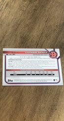 Ceddanne Rafaela 2022 Bowman 2022 Bowman Draft - Purple trading card Bowman