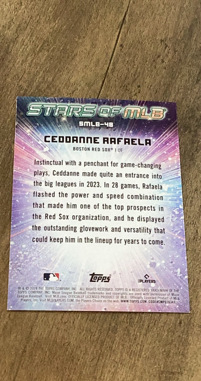 Ceddanne Rafaela 2024 Topps 2024 Topps - Stars of MLB trading card Topps