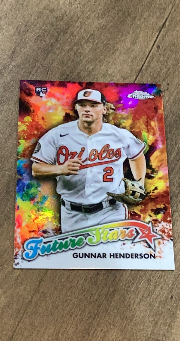Gunnar Henderson 2023 Topps 2023 Topps Chrome - Future Stars trading card Topps