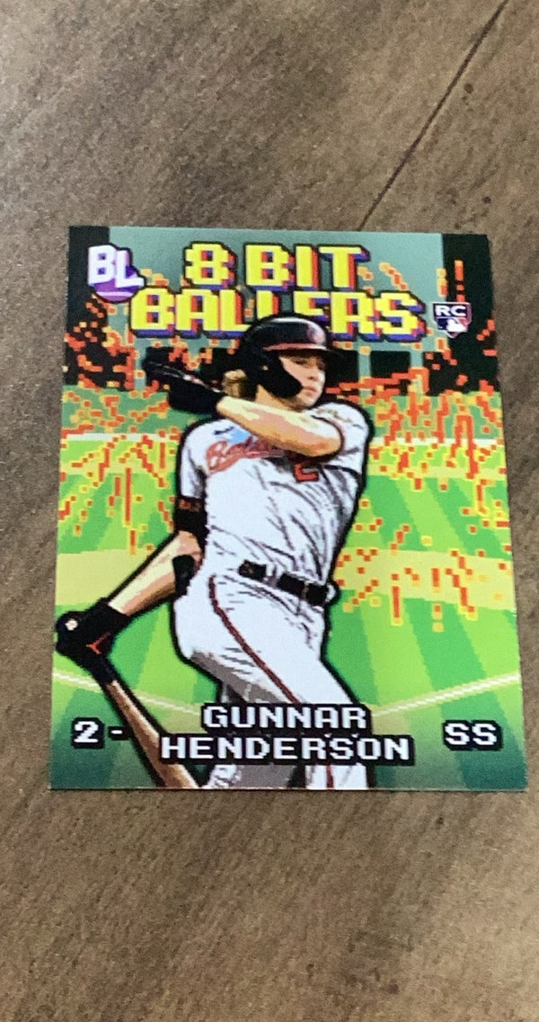 Gunnar Henderson 2023 Topps 2023 Topps Big League - 8 Bit Ballers trading card Topps