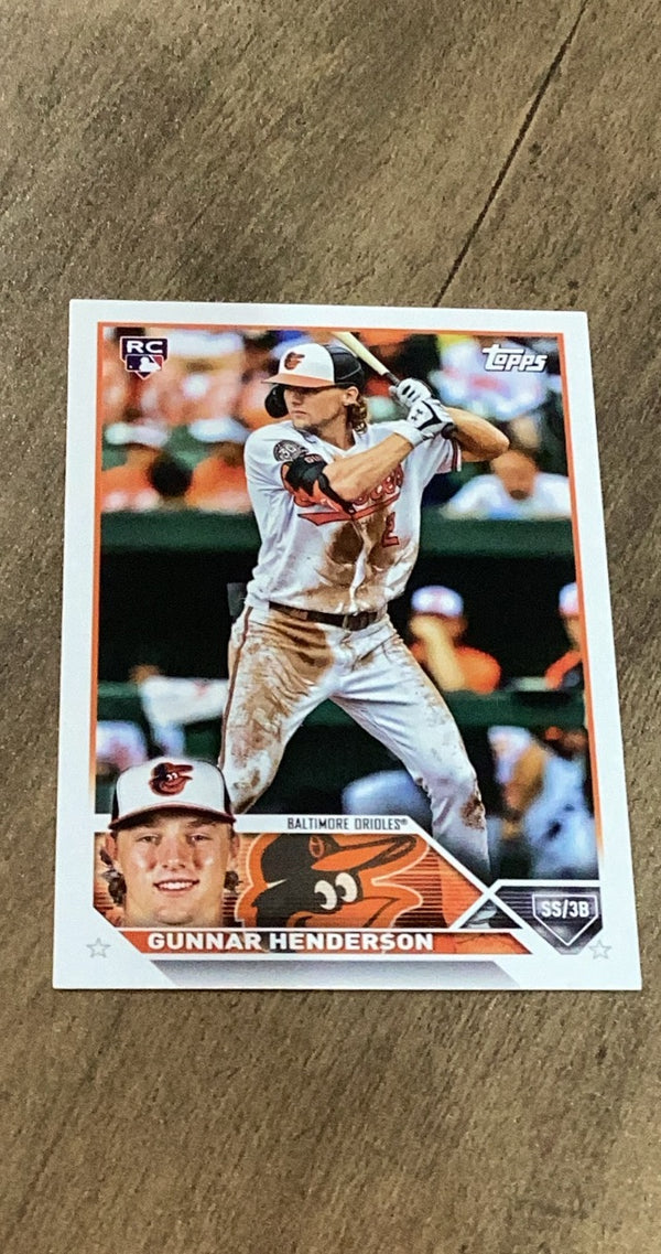 Gunnar Henderson 2023 Topps 2023 Topps Baltimore Orioles trading card Topps