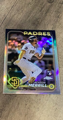 Jackson Merrill 2024 Topps 2024 Topps Chrome - Refractors trading card Topps