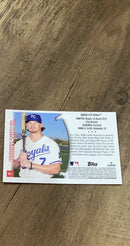 Bobby Witt Jr. 2022 Topps Chrome Sonic - 1996 Youthquake trading card Topps