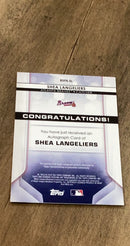 Shea Langeliers 2020 Bowman Sterling - Prospect Autographs trading card Bowman