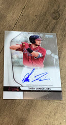 Shea Langeliers 2020 Bowman Sterling - Prospect Autographs trading card Bowman