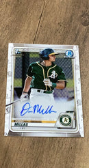 Drew Millas 2020 Bowman Chrome - Prospect Autographs trading card Bowman