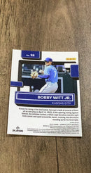 Bobby Witt Jr. 2022 Donruss Optic - Lime Green Prizm trading card Prizm