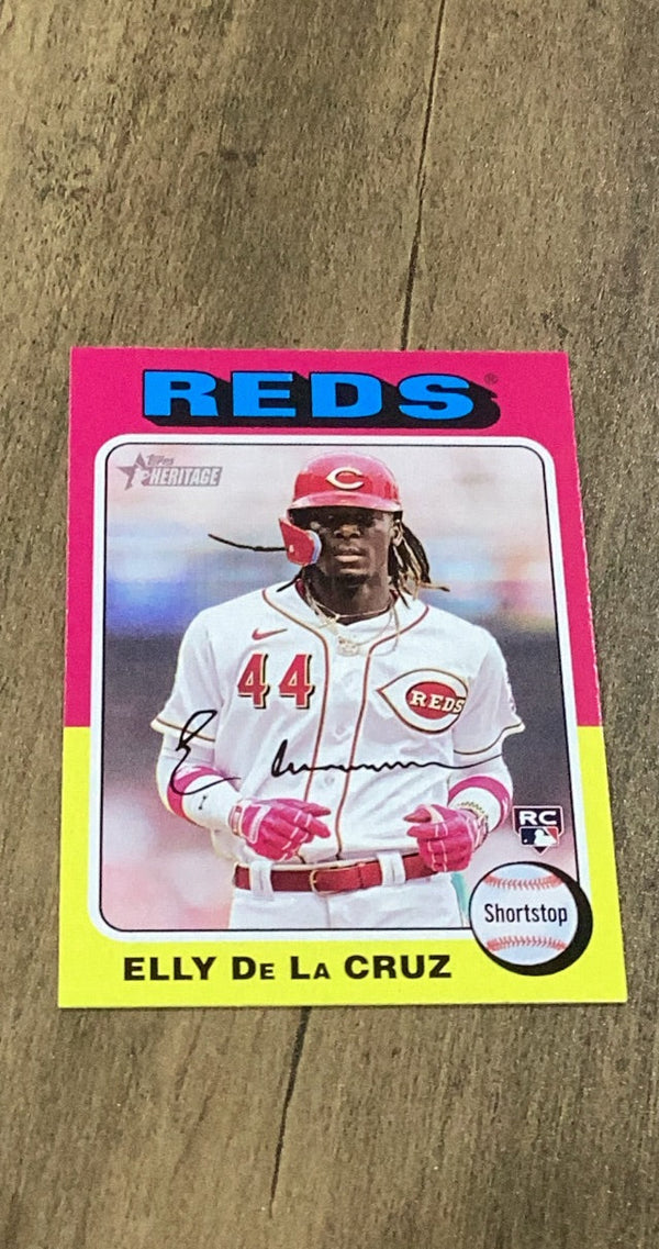 Elly De La Cruz 2024 Topps Heritage trading card Topps