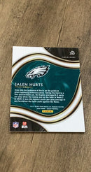 Jalen Hurts 2020 Panini Select trading card Select