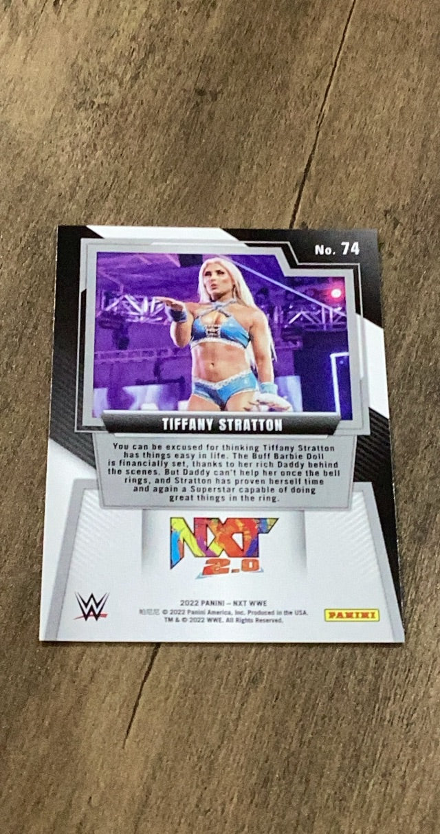 Tiffany Stratton 2022 Panini NXT 2.0 WWE trading card Panini