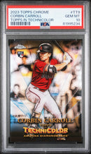 Corbin Carroll 2023 Topps Chrome trading card Topps