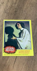 Liberated Princess! 1977 Topps 1977 Topps Star Wars trading card back