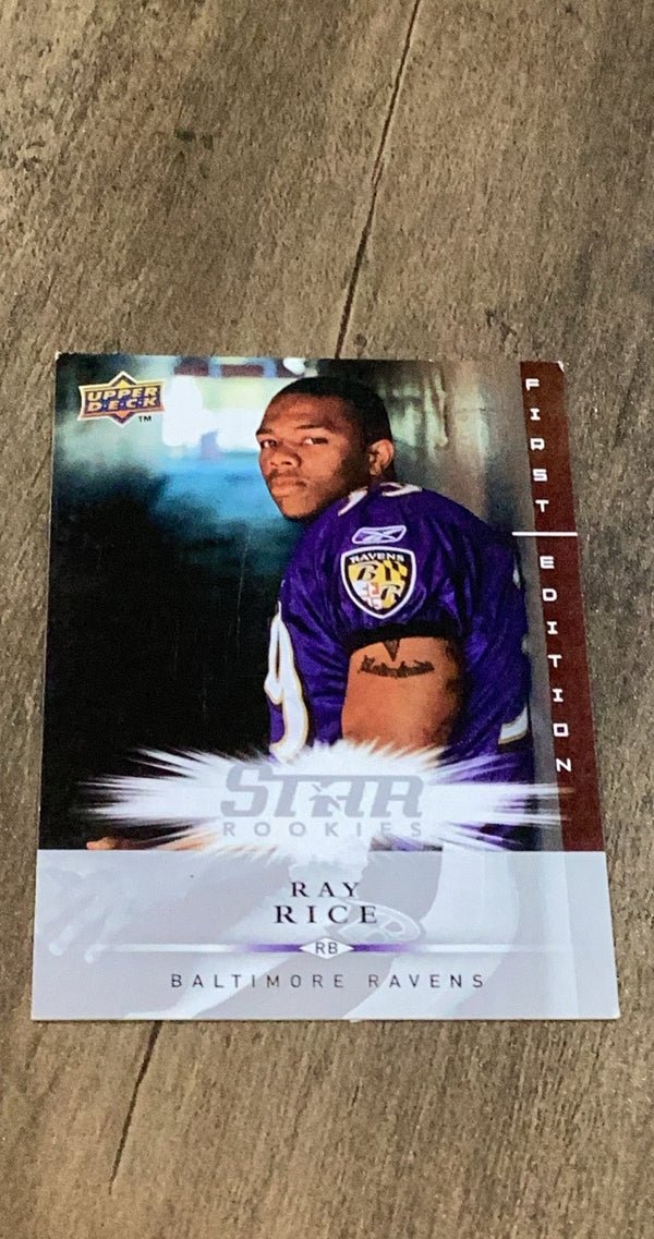 Ray Rice 2008 Upper Deck 2008 Upper Deck First Edition trading card back