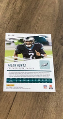 Jalen Hurts 2021 Panini Prestige Back