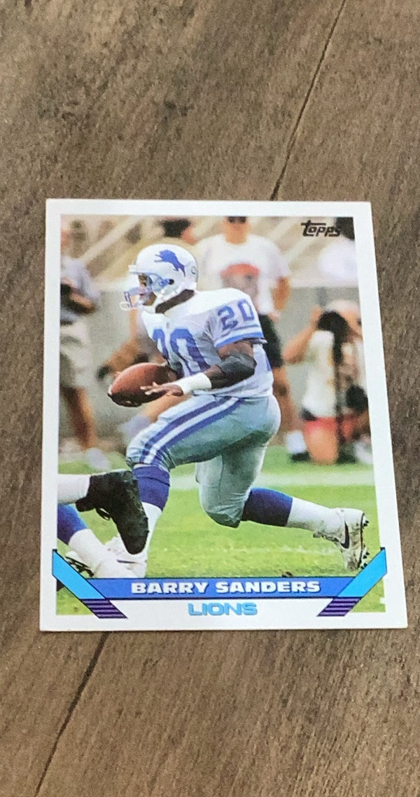 Barry Sanders 1993 Topps Front