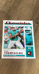 Tua Tagovailoa 2022 Panini Chronicles - Red Front