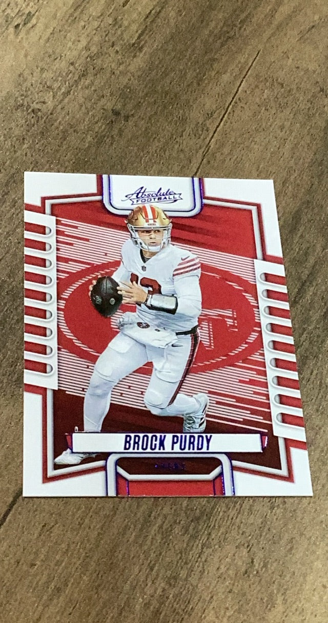 Brock Purdy 2023 Panini Absolute - Blue Front