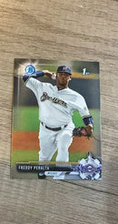 Freddy Peralta trading card image front