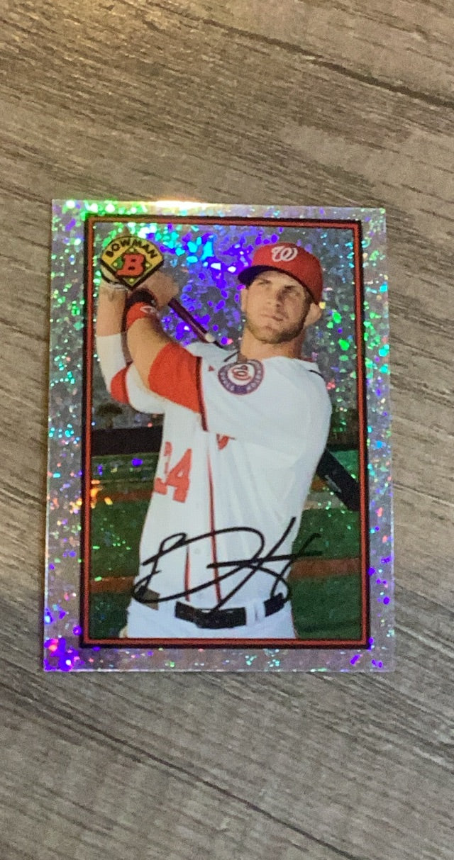 Bryce Harper trading card image front