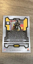 Broderick Jones 2023 Panini Prizm trading card image rear
