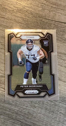 Peter Skoronski 2023 Panini Prizm trading card image front