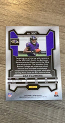 Zay Flowers 2023 Panini Prizm trading card image rear