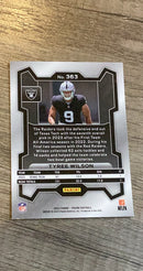 Tyree Wilson 2023 Panini Prizm trading card image rear