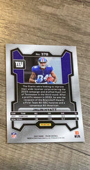 Jalin Hyatt trading card image rear