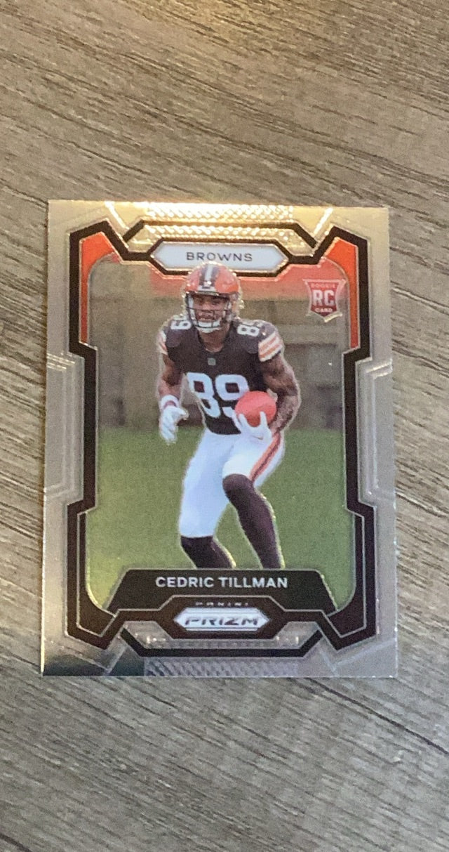 Cedric Tillman trading card image front