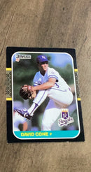 David Cone 1987 Donruss 502 trading card image front