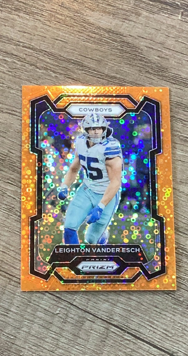 Leighton Vander Esch 2023 Panini Prizm Disco trading card image front