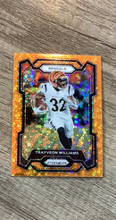 Trayveon Williams 2023 Panini Prizm Disco trading card image front