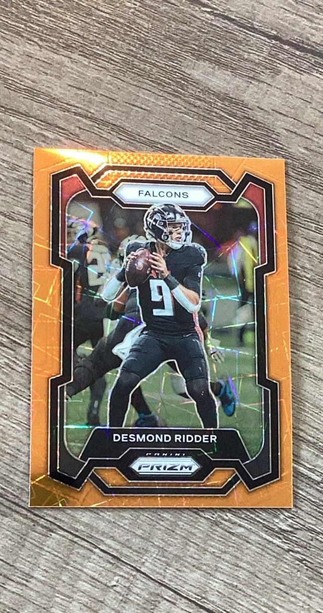Desmond Ridder 2023 Panini Prizm Lazer trading card image front