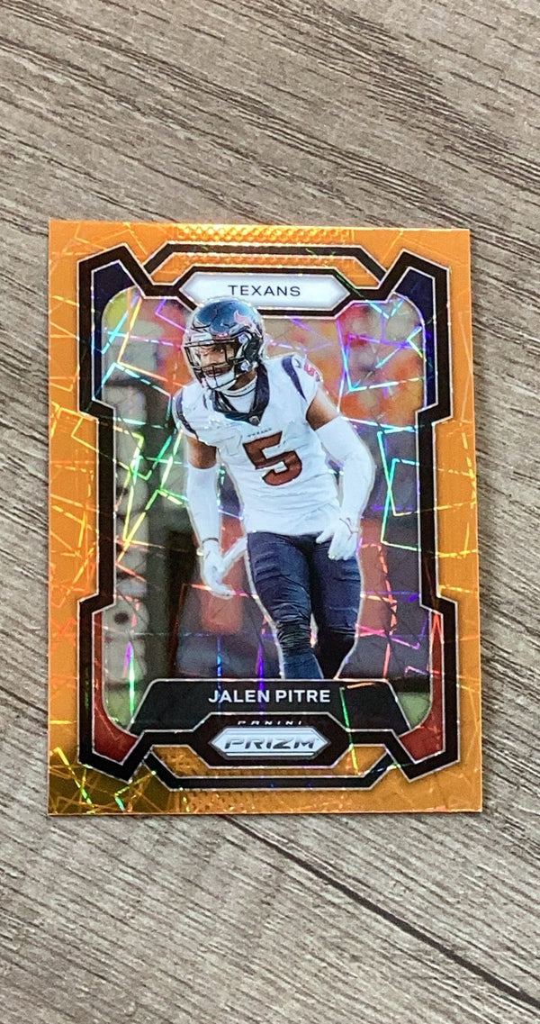 Jalen Pitre 2023 Panini Prizm Lazer trading card image front
