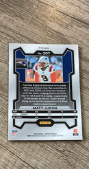 Matt Judon 2023 Panini Prizm Silver trading card image rear