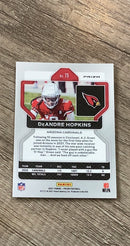 DeAndre Hopkins 2021 Panini Prizm Silver trading card image rear