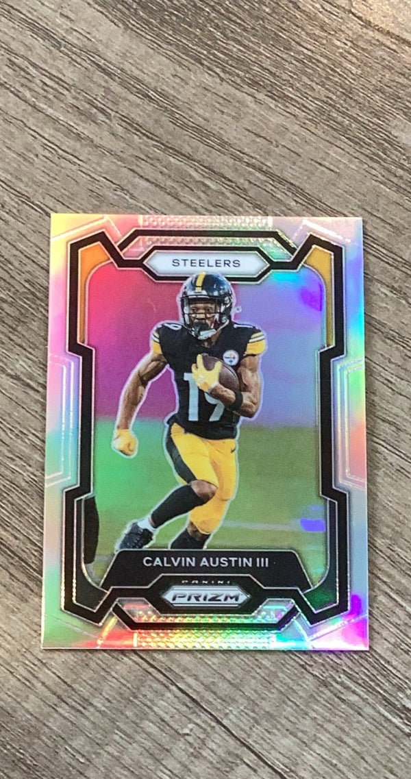 Calvin Austin III 2023 Panini Prizm Silver trading card image front