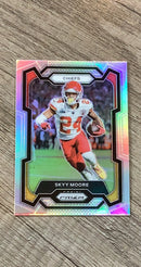Skyy Moore 2023 Panini Prizm Silver trading card image front