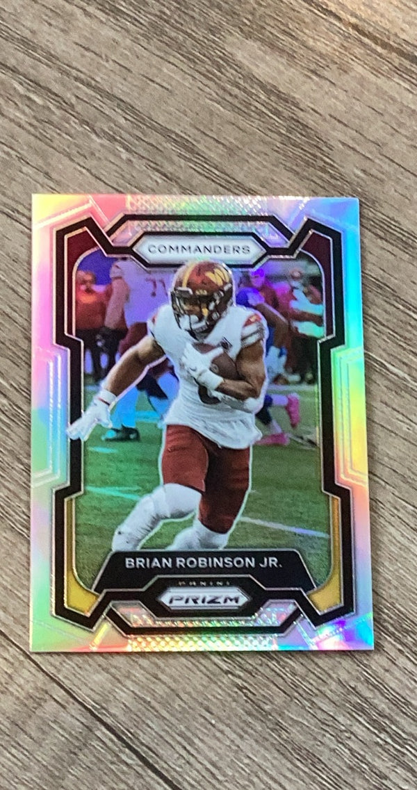 Brian Robinson Jr. 2023 Panini Prizm Silver trading card image front