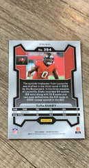 YaYa Diaby 2023 Panini Prizm Red White and Blue trading card image rear