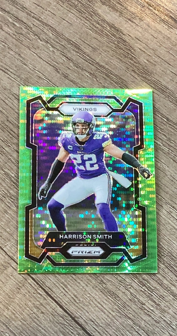Harrison Smith 2023 Panini Prizm Neon Green Pulsar trading card image front