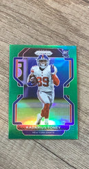 Kadarius Toney 2021 Panini Prizm Green trading card image front