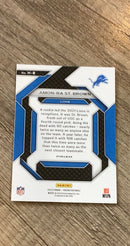 Amon-Ra St. Brown 2023 Panini Prizm Emergent trading card image rear
